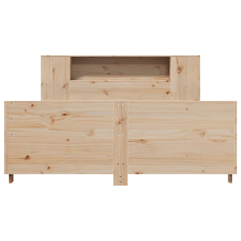 Cadre de lit sans matelas 120x190 cm bois de pin massif - XIOS