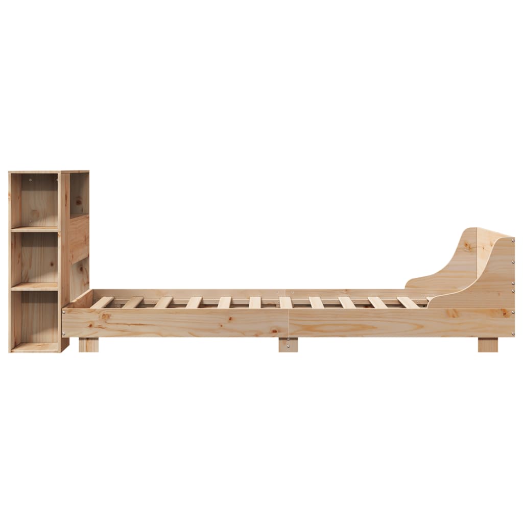 Cadre de lit sans matelas 100x200 cm bois massif de pin - XIOS