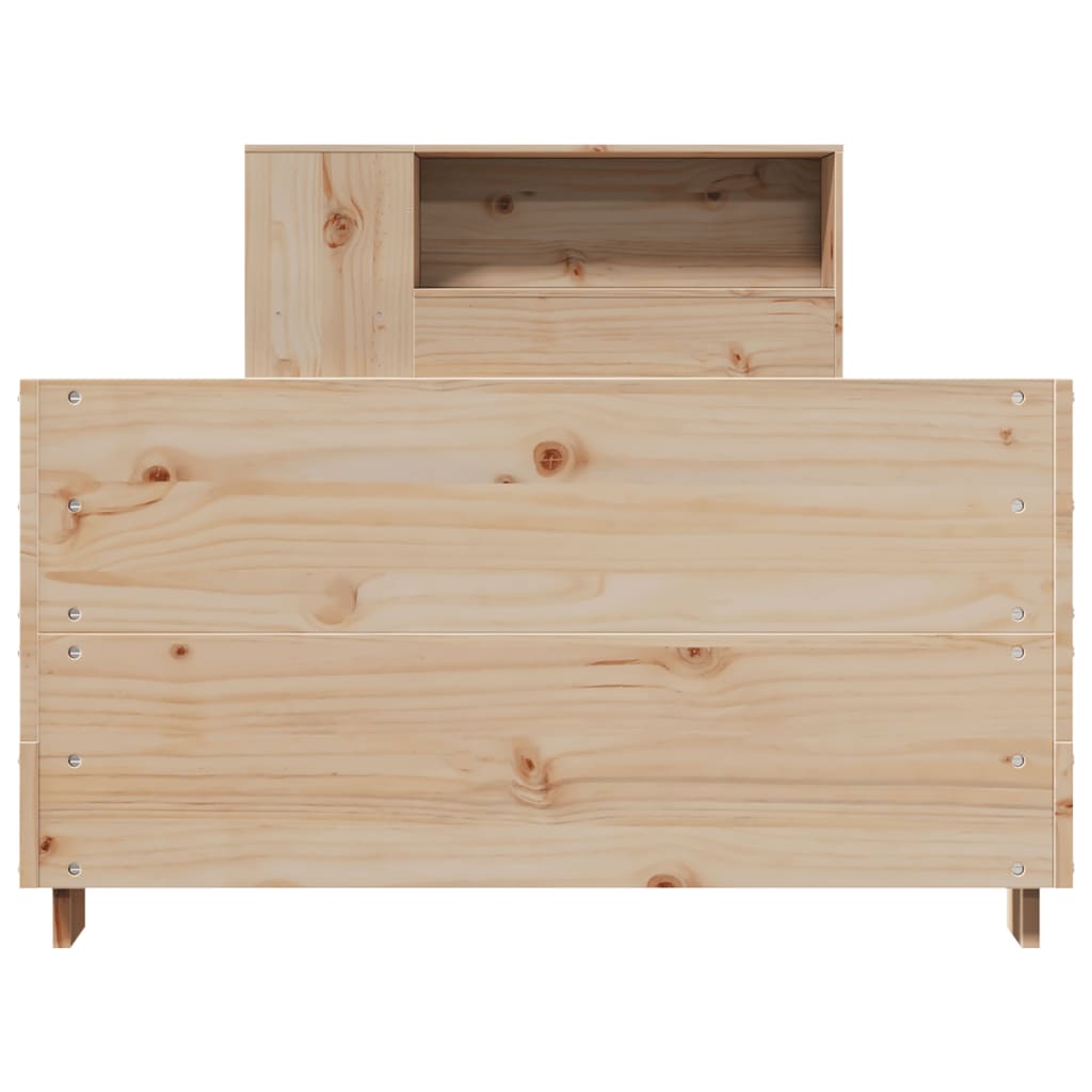 Cadre de lit sans matelas 90x190 cm bois de pin massif - XIOS