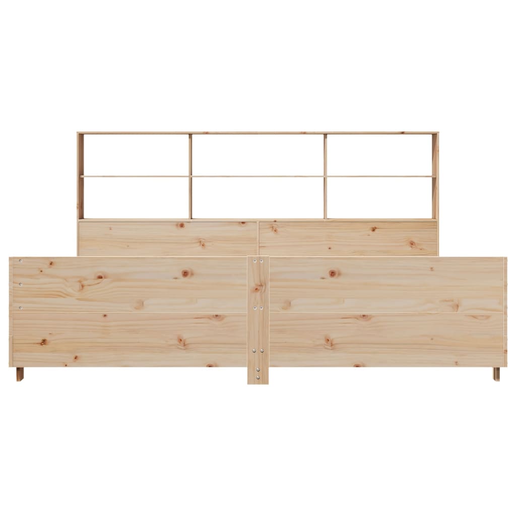 Cadre de lit sans matelas 180x200 cm bois massif de pin - XIOS
