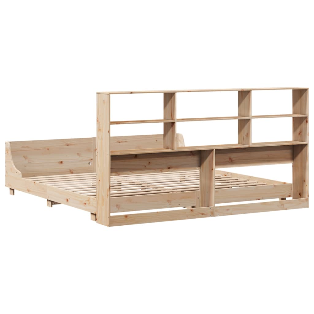 Cadre de lit sans matelas 180x200 cm bois massif de pin - XIOS