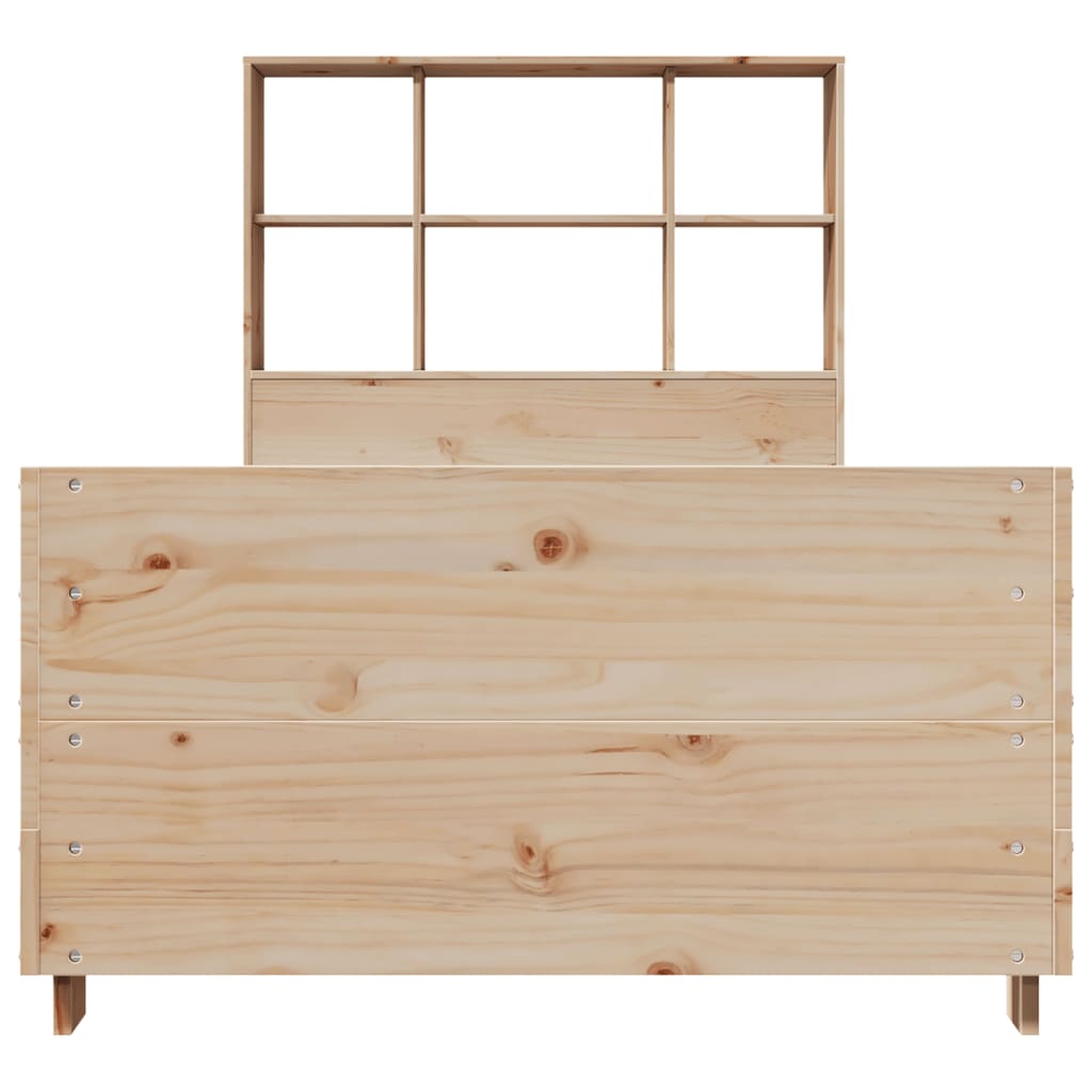Cadre de lit sans matelas 90x190 cm bois de pin massif - XIOS
