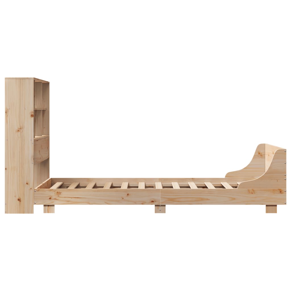 Cadre de lit sans matelas 90x190 cm bois de pin massif - XIOS