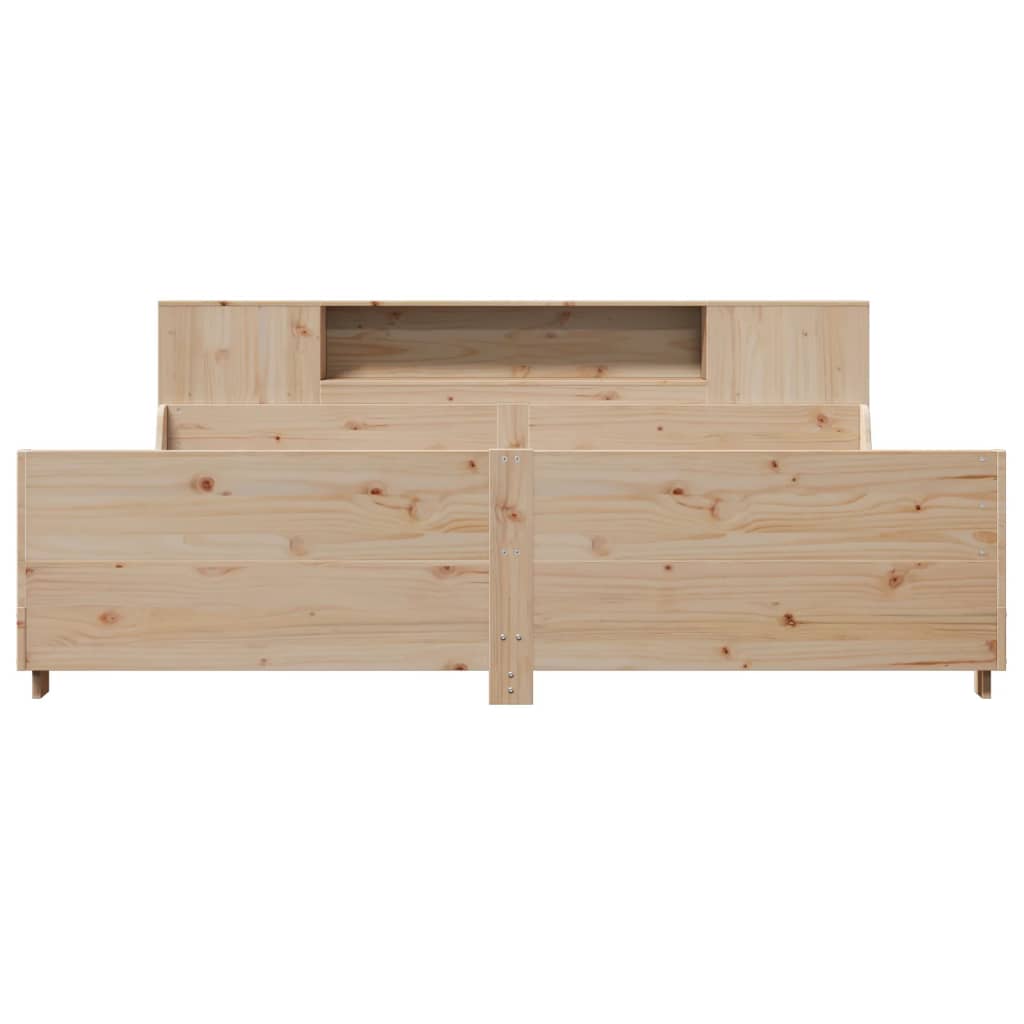 Cadre de lit sans matelas 200x200 cm bois massif de pin - XIOS