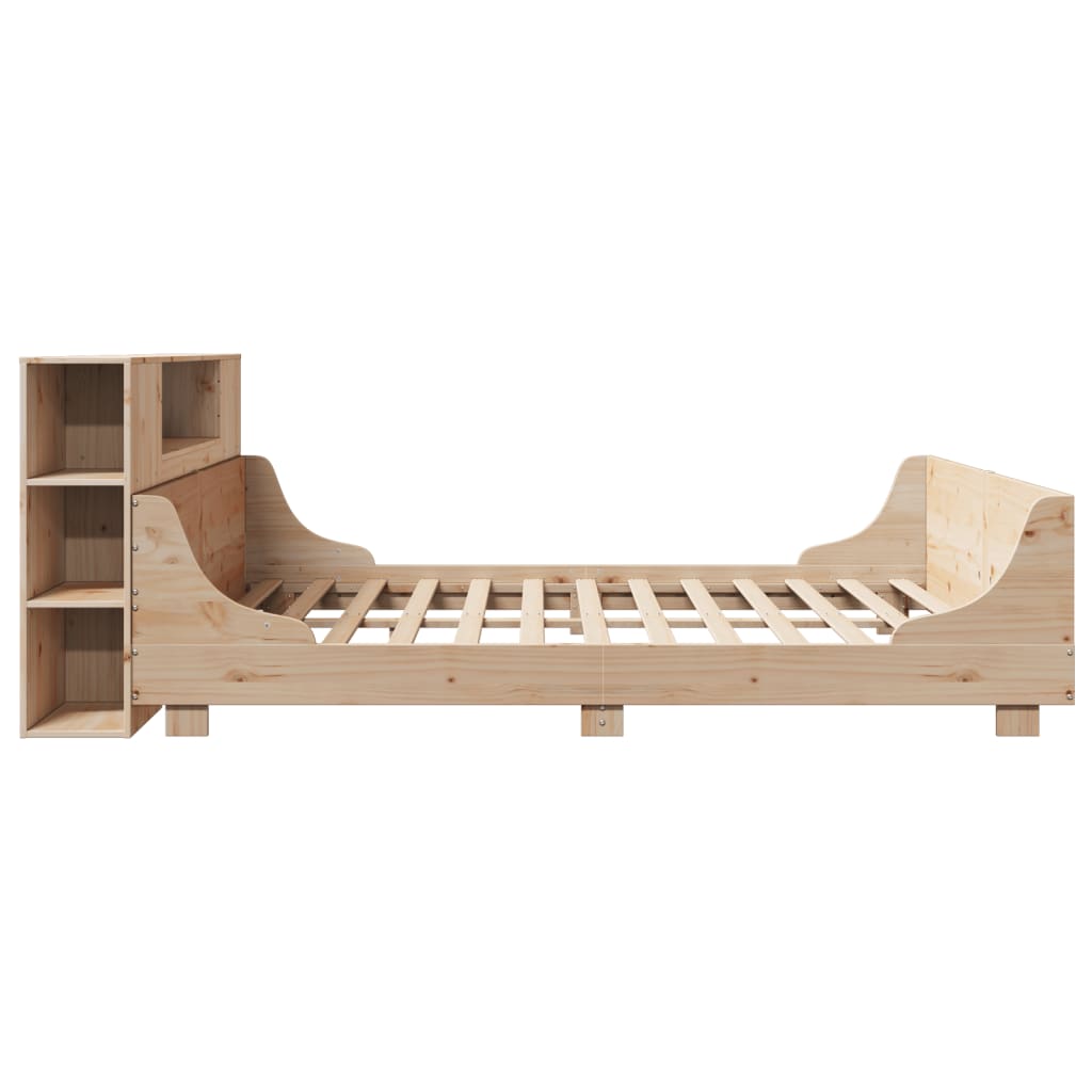 Cadre de lit sans matelas 200x200 cm bois massif de pin - XIOS