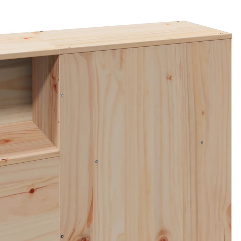 Cadre de lit sans matelas 200x200 cm bois massif de pin - XIOS