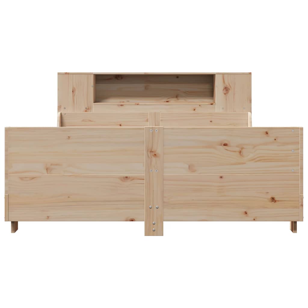 Cadre de lit sans matelas 150x200 cm bois de pin massif - XIOS