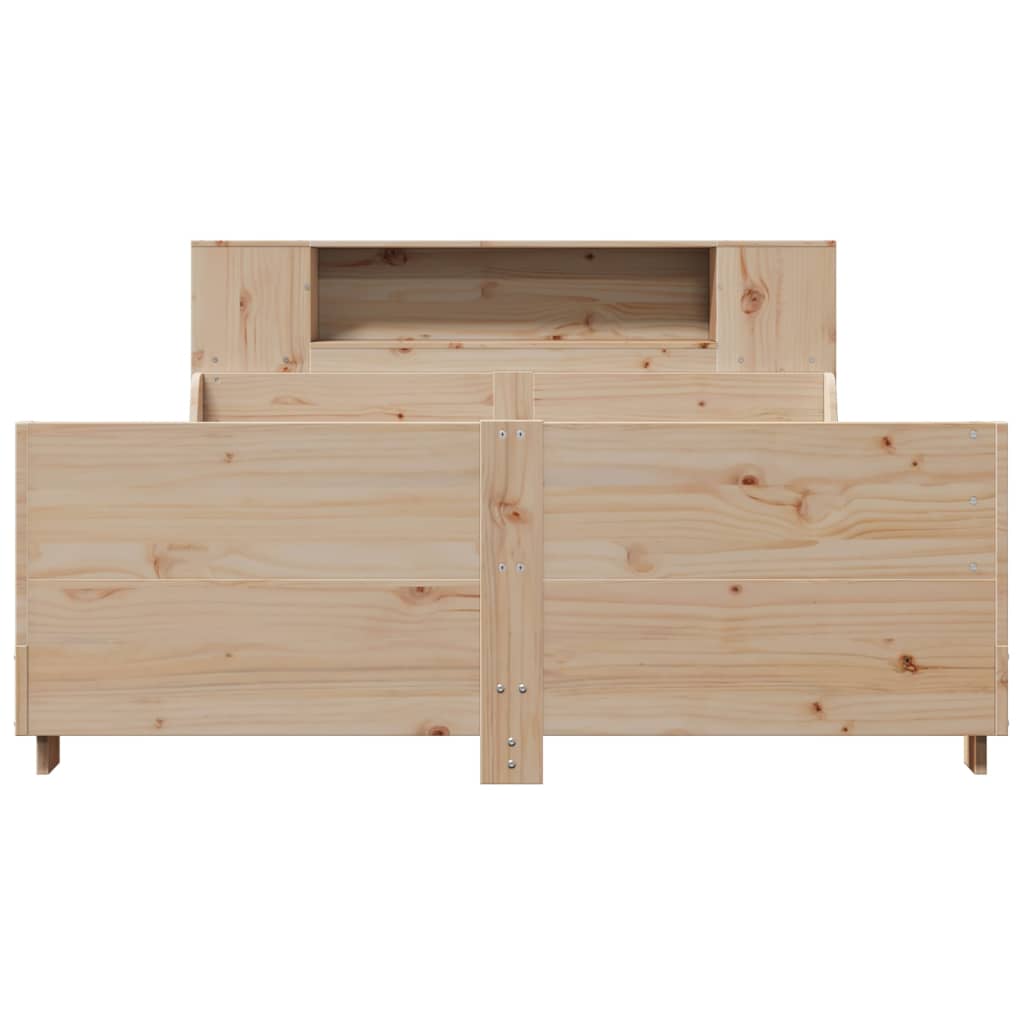 Cadre de lit sans matelas 140x200 cm bois massif de pin - XIOS