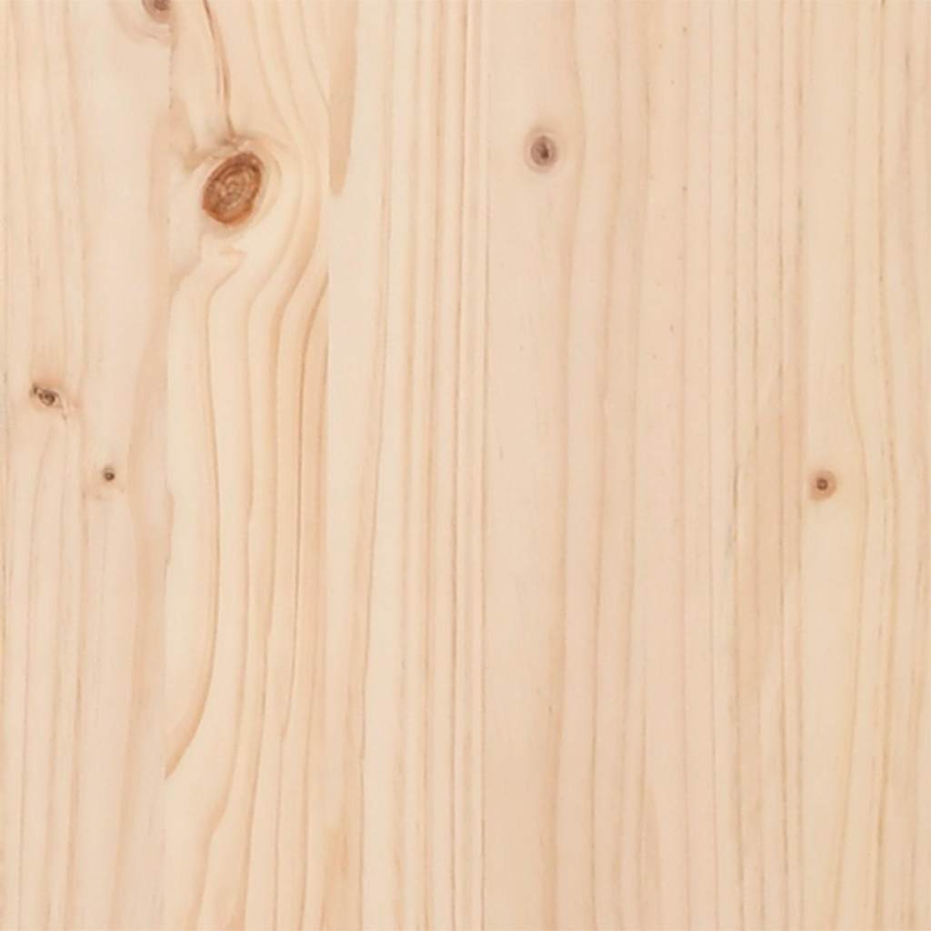 Lit bibliothèque sans matelas 120x200 cm bois massif - XIOS