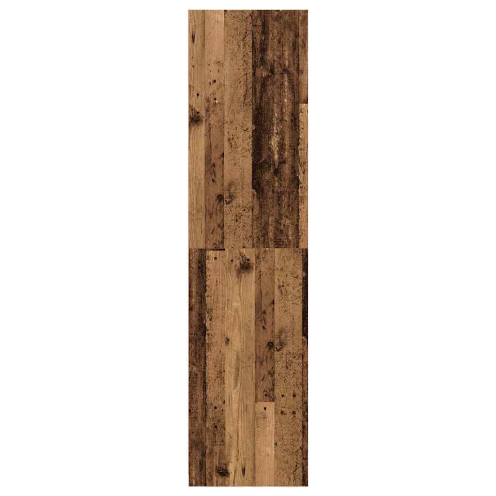 Garde-robe vieux bois 100x50x200 cm bois d'ingénierie - XIOS