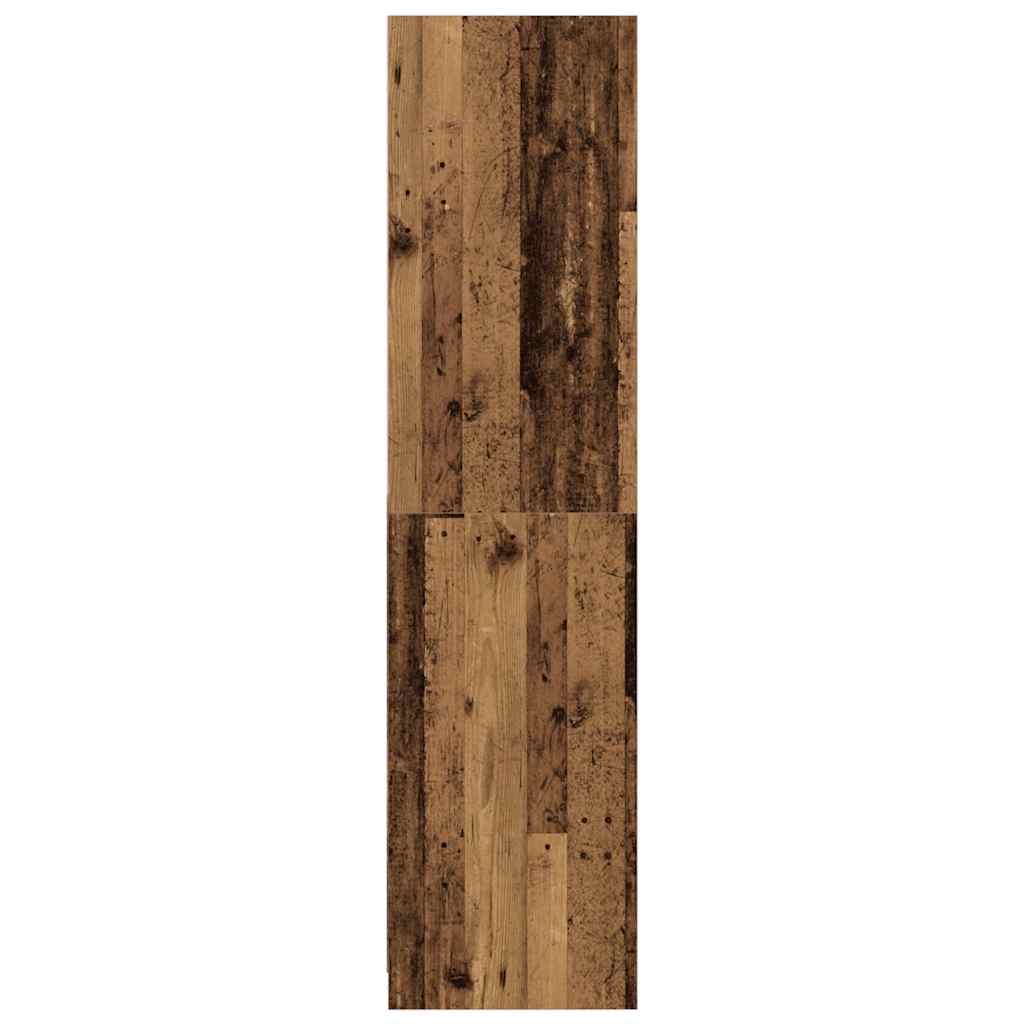 Garde-robe vieux bois 50x50x200 cm bois d'ingénierie - XIOS