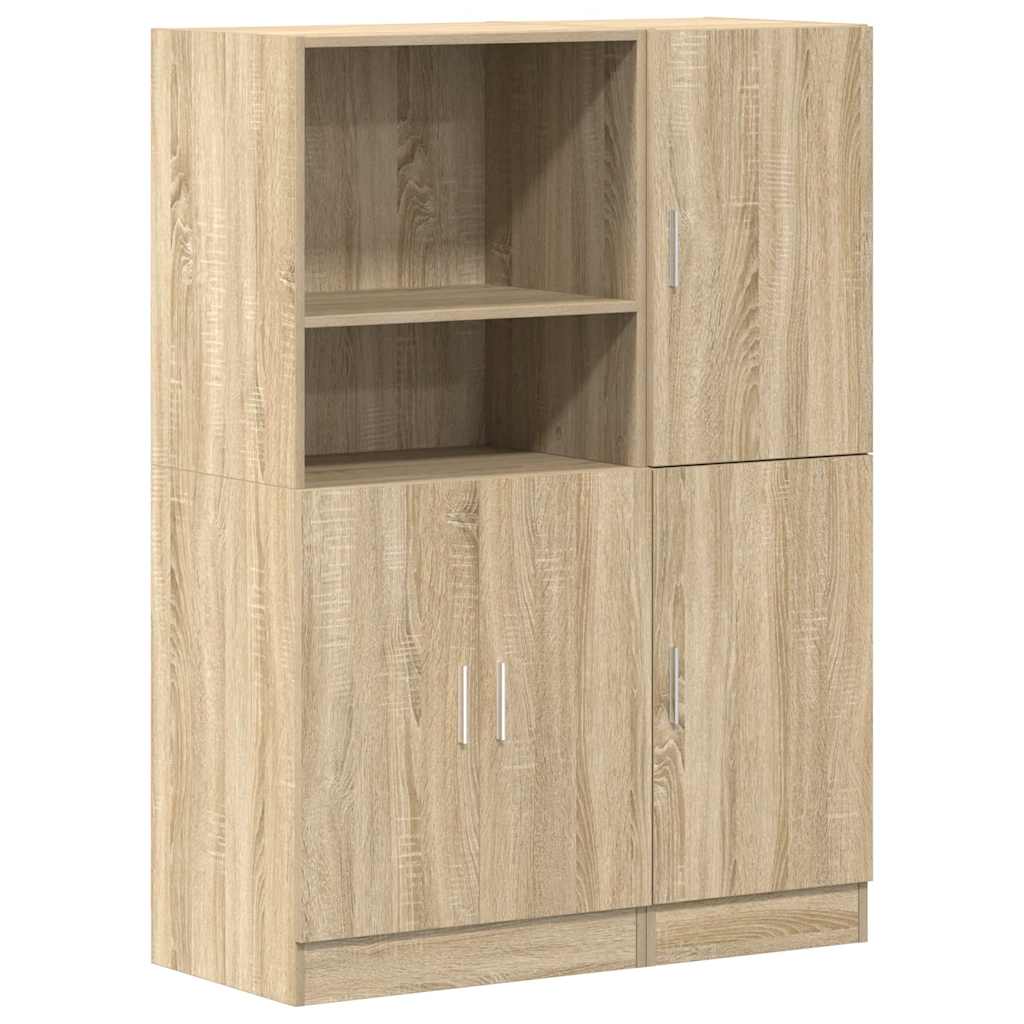 Ensemble d'armoires de cuisine 2 pcs chêne sonoma - XIOS