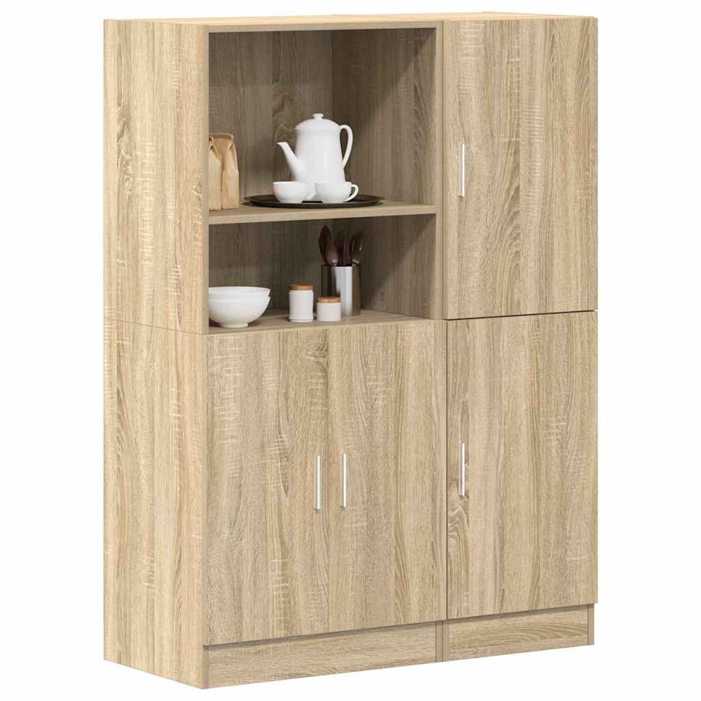 Ensemble d'armoires de cuisine 2 pcs chêne sonoma - XIOS