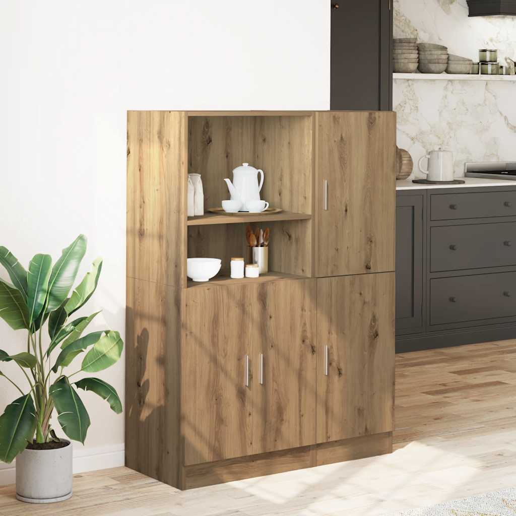 Ensemble d'armoires de cuisine 2 pcs chêne artisanal - XIOS