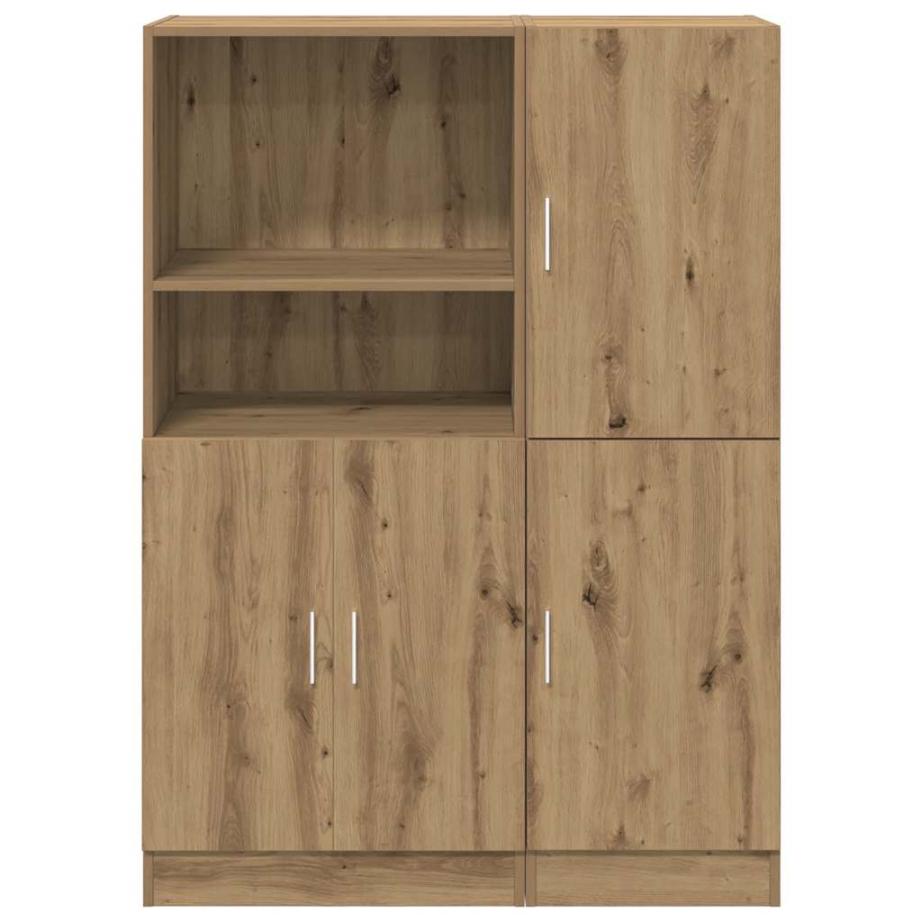 Ensemble d'armoires de cuisine 2 pcs chêne artisanal - XIOS