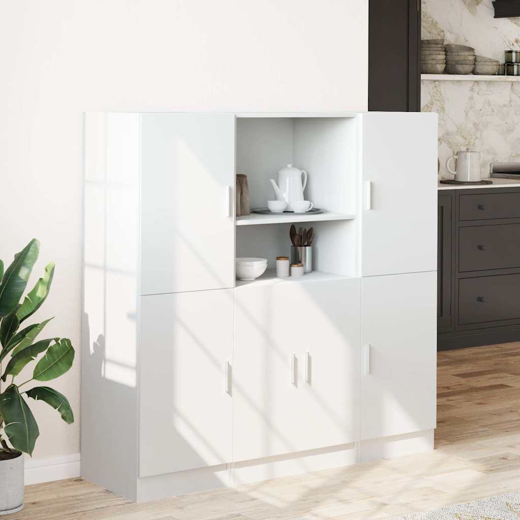 Ensemble d'armoires de cuisine 3 pcs blanc bois d'ingénierie - XIOS