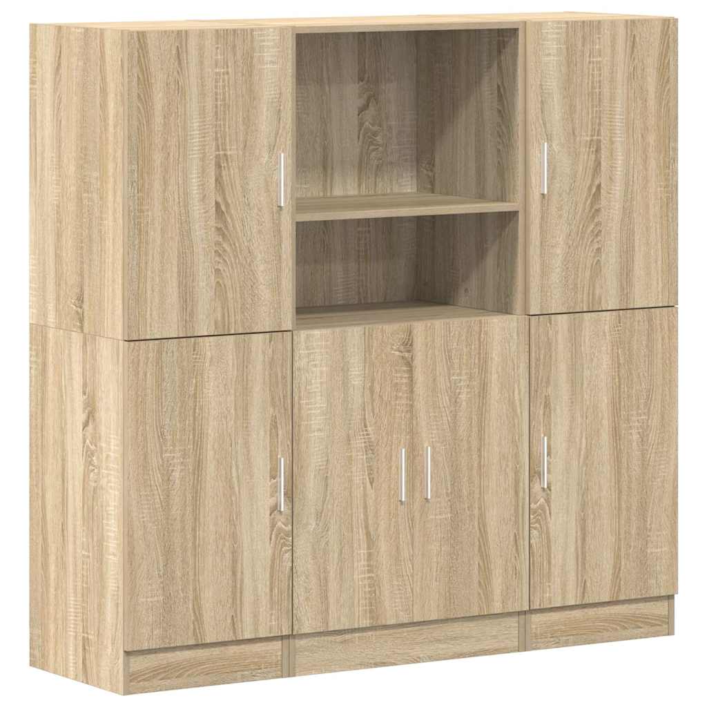 Ensemble d'armoires de cuisine 3 pcs chêne sonoma - XIOS