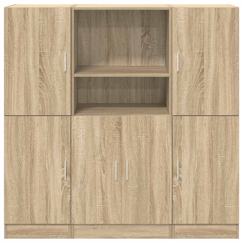 Ensemble d'armoires de cuisine 3 pcs chêne sonoma - XIOS