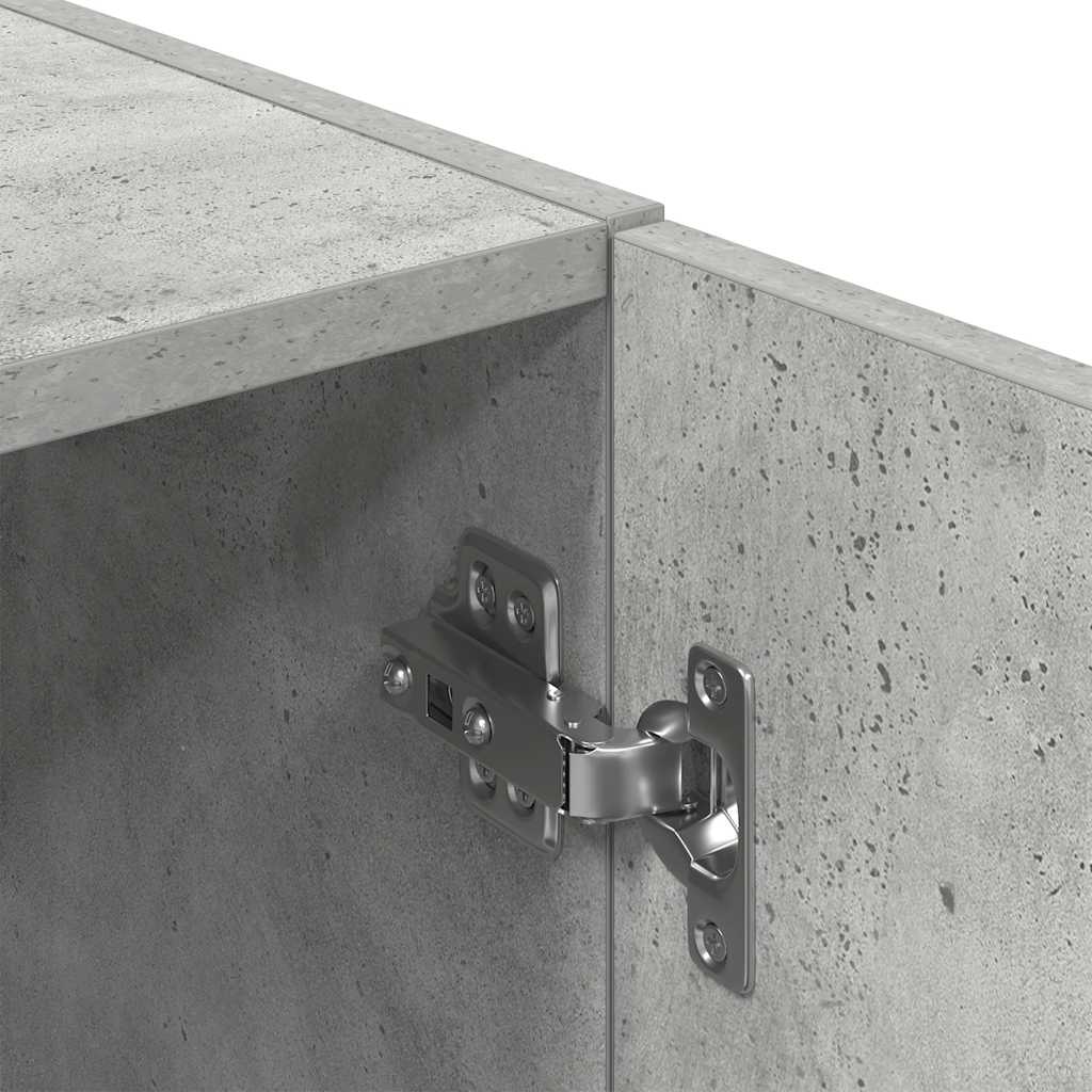 Ensemble d'armoires de cuisine 3 pcs gris béton - XIOS