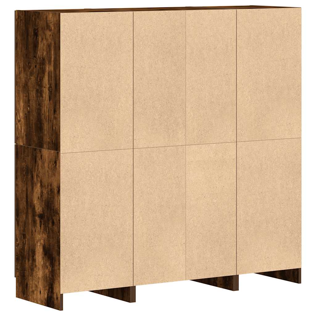 Ensemble d'armoires de cuisine 3 pcs chêne fumé - XIOS