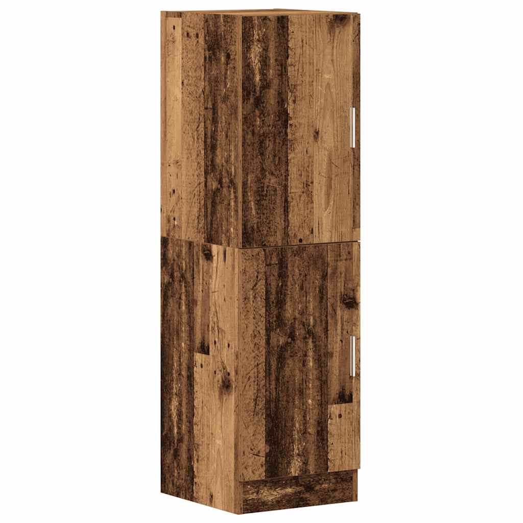 Ensemble d'armoires de cuisine 3 pcs vieux bois - XIOS