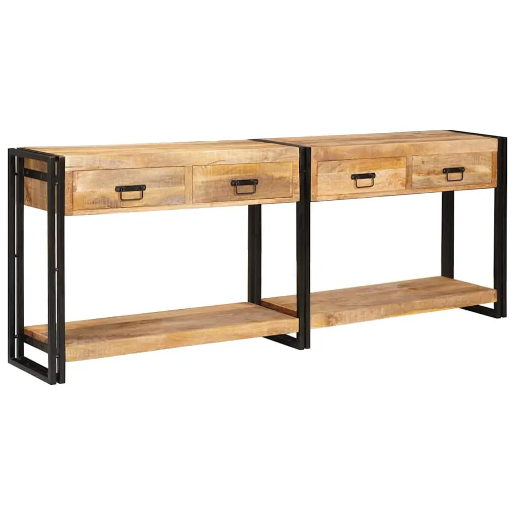 Tables console 2 pc Marron 200 x 33 x 75 cm - XIOS