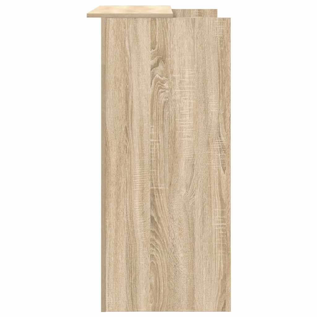 Bureau réception chêne sonoma 100x50x103,5 cm bois d'ingénierie - XIOS