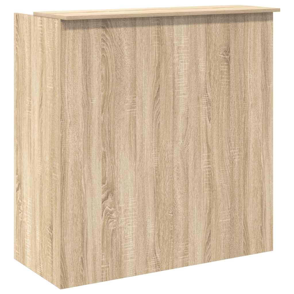 Bureau réception chêne sonoma 100x50x103,5 cm bois d'ingénierie - XIOS
