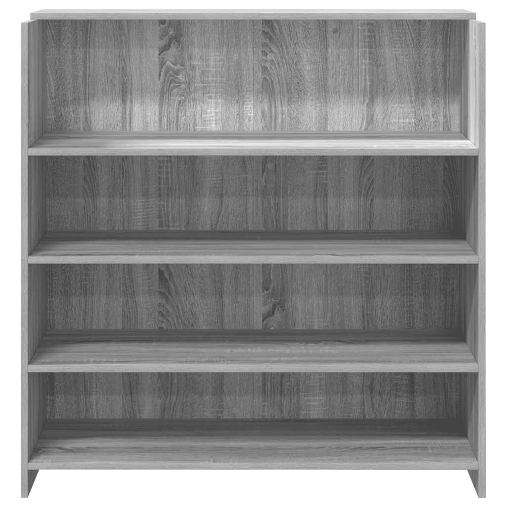 Bureau de réception sonoma gris 100x50x103,5 cm bois ingénierie - XIOS