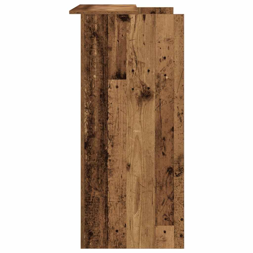 Bureau de réception vieux bois 100x50x103,5cm bois d'ingénierie - XIOS