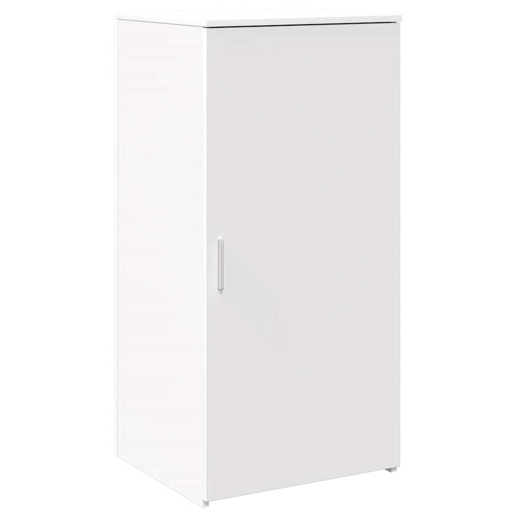 Bureau de réception blanc 200x50x103,5 cm bois d'ingénierie - XIOS