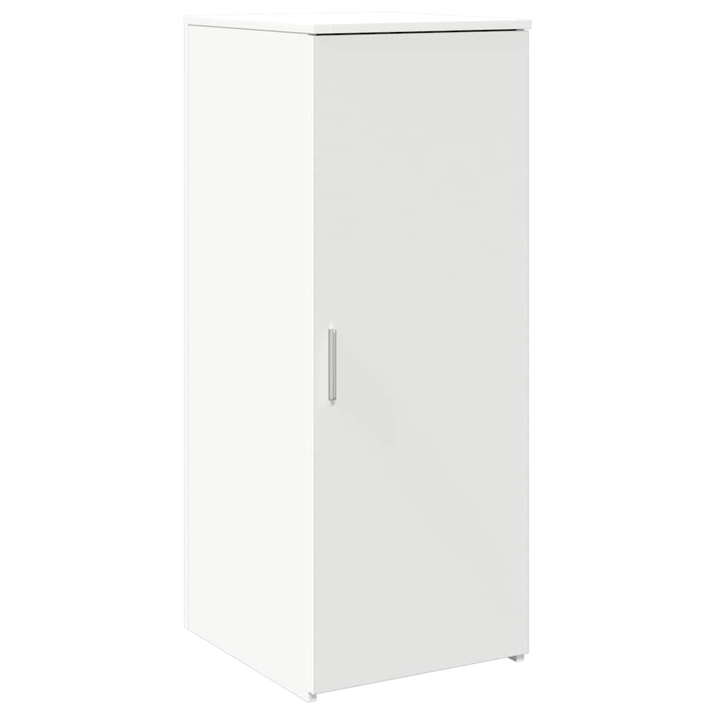 Bureau de réception blanc 135x50x103,5 cm bois d'ingénierie - XIOS