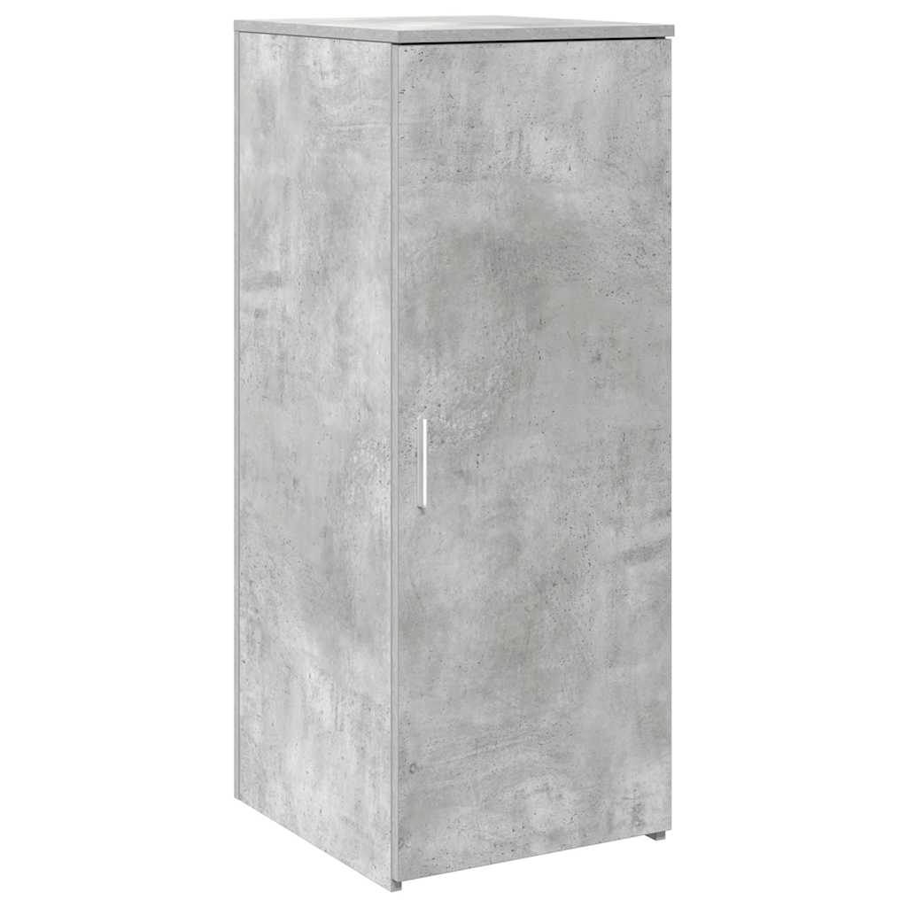 Bureau de réception gris béton 135x50x103,5cm bois d'ingénierie - XIOS