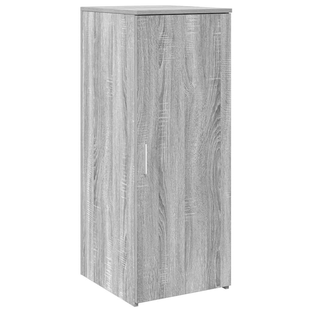 Bureau de réception sonoma gris 135x50x103,5 cm bois ingénierie - XIOS