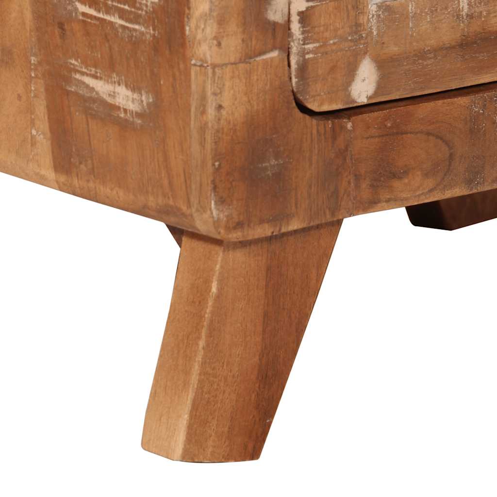 Table de chevet 40x32x46 cm bois massif de récupération - XIOS