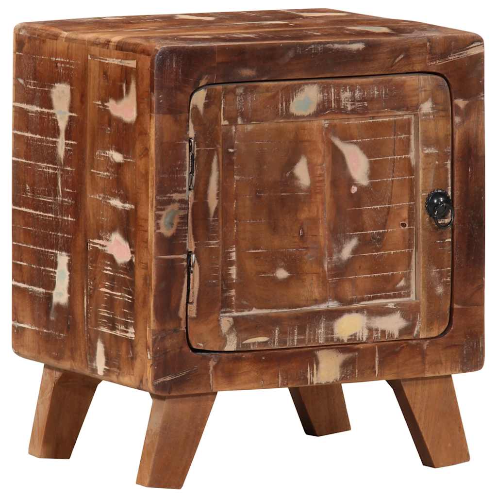Table de chevet 40x32x46 cm bois massif de récupération - XIOS