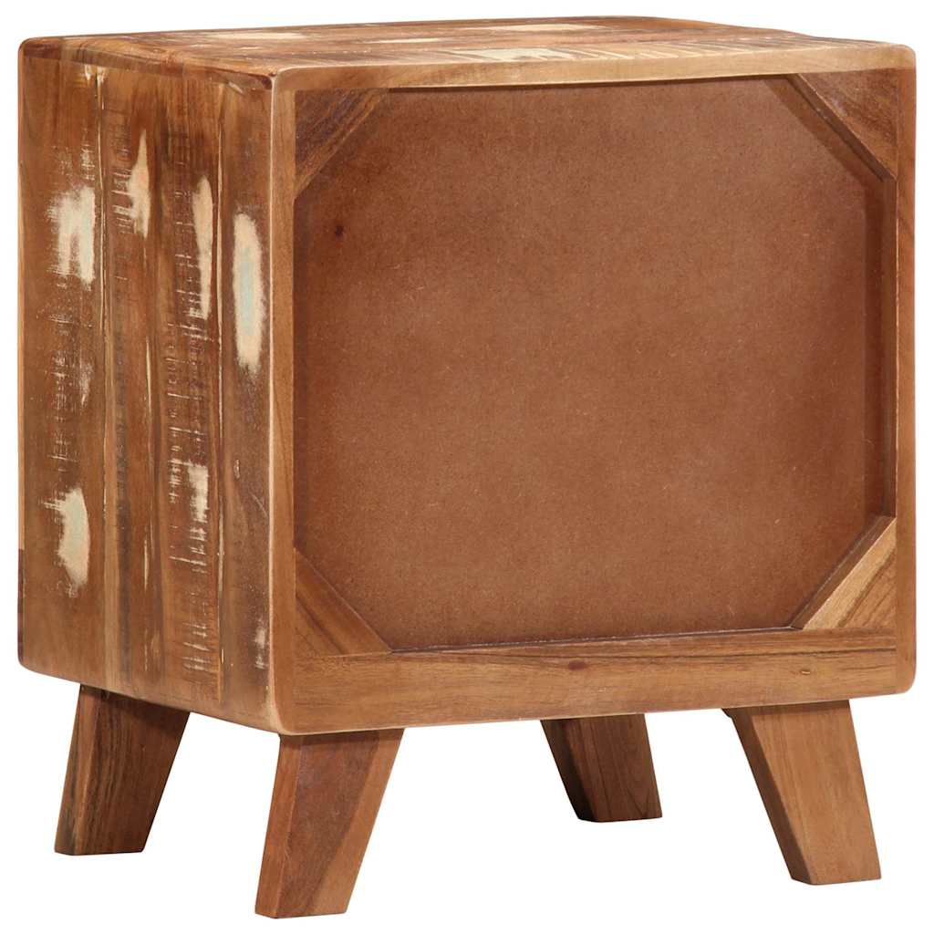 Table de chevet 2 pcs 40x32x46 cm bois massif de récupération - XIOS