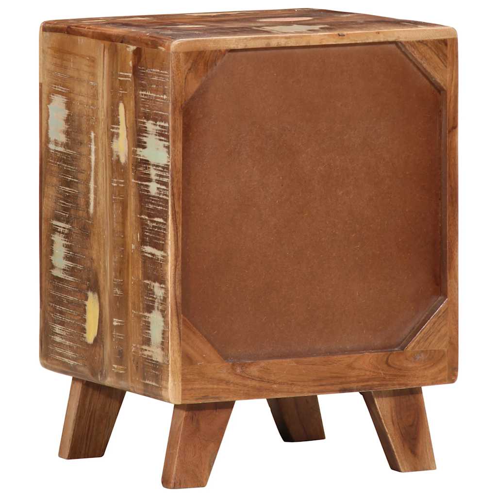 Table de chevet 2 pcs 37x32x50 cm bois massif de récupération - XIOS
