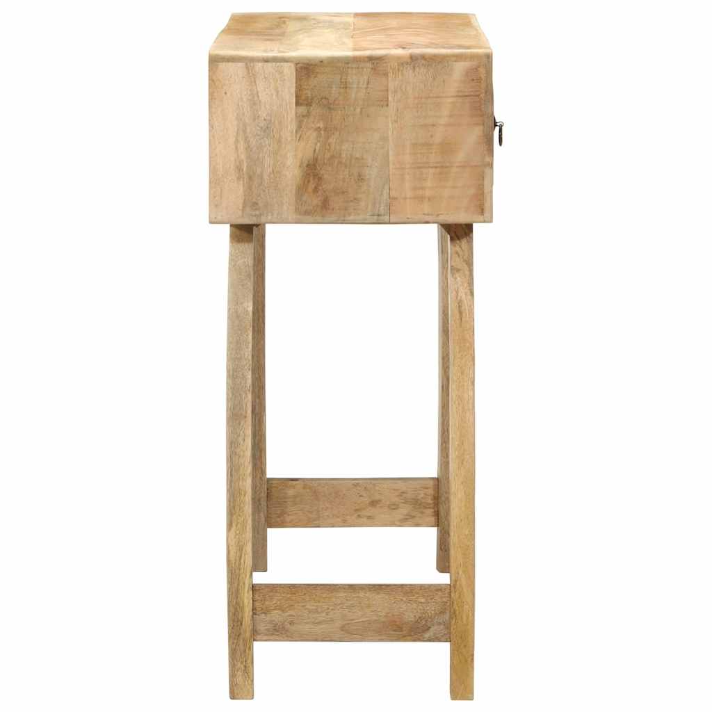 Table console 90x32x75 cm bois massif de manguier brut - XIOS