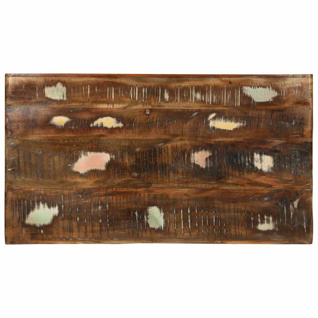 Table basse 90 x 50 x 35 cm bois de récupération massif - XIOS