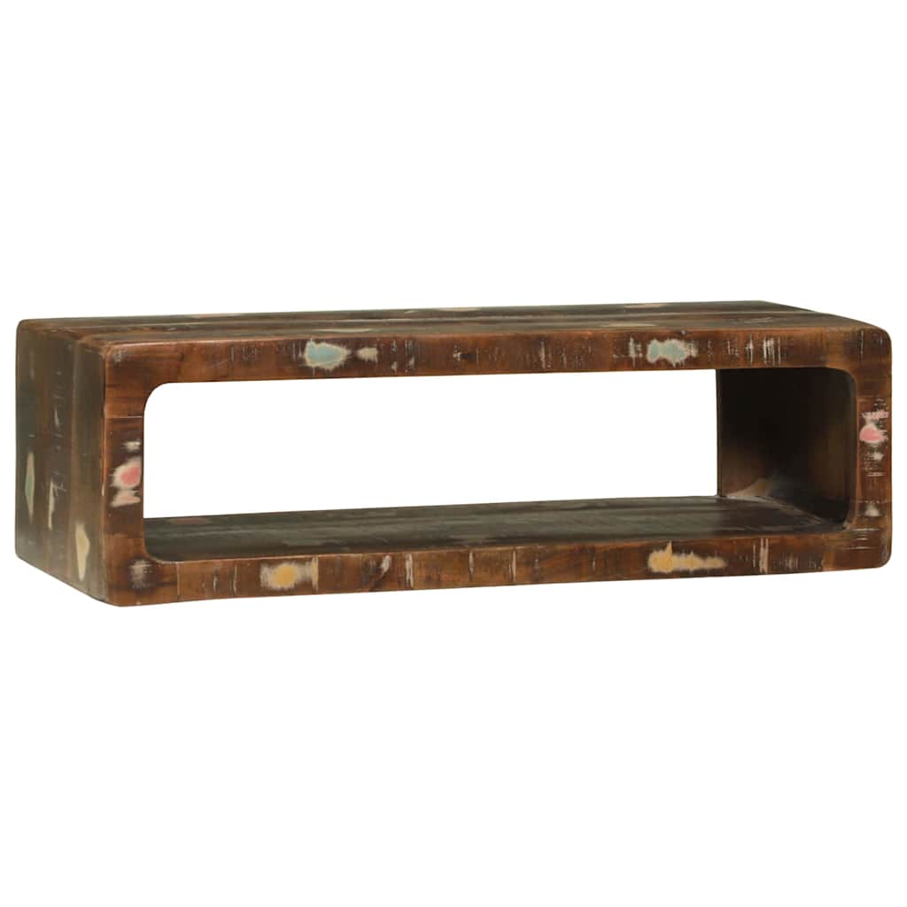 Meuble TV En Bois De Récupération Massif, Style Brut, Neuf, Marron