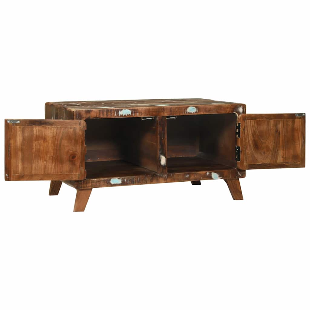 Table basse Multicolore bois de récupération massif - XIOS