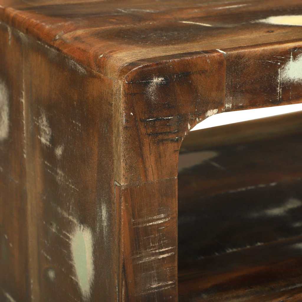 Meuble TV 60 x 32 x 36 cm Bois massif de récupération - XIOS