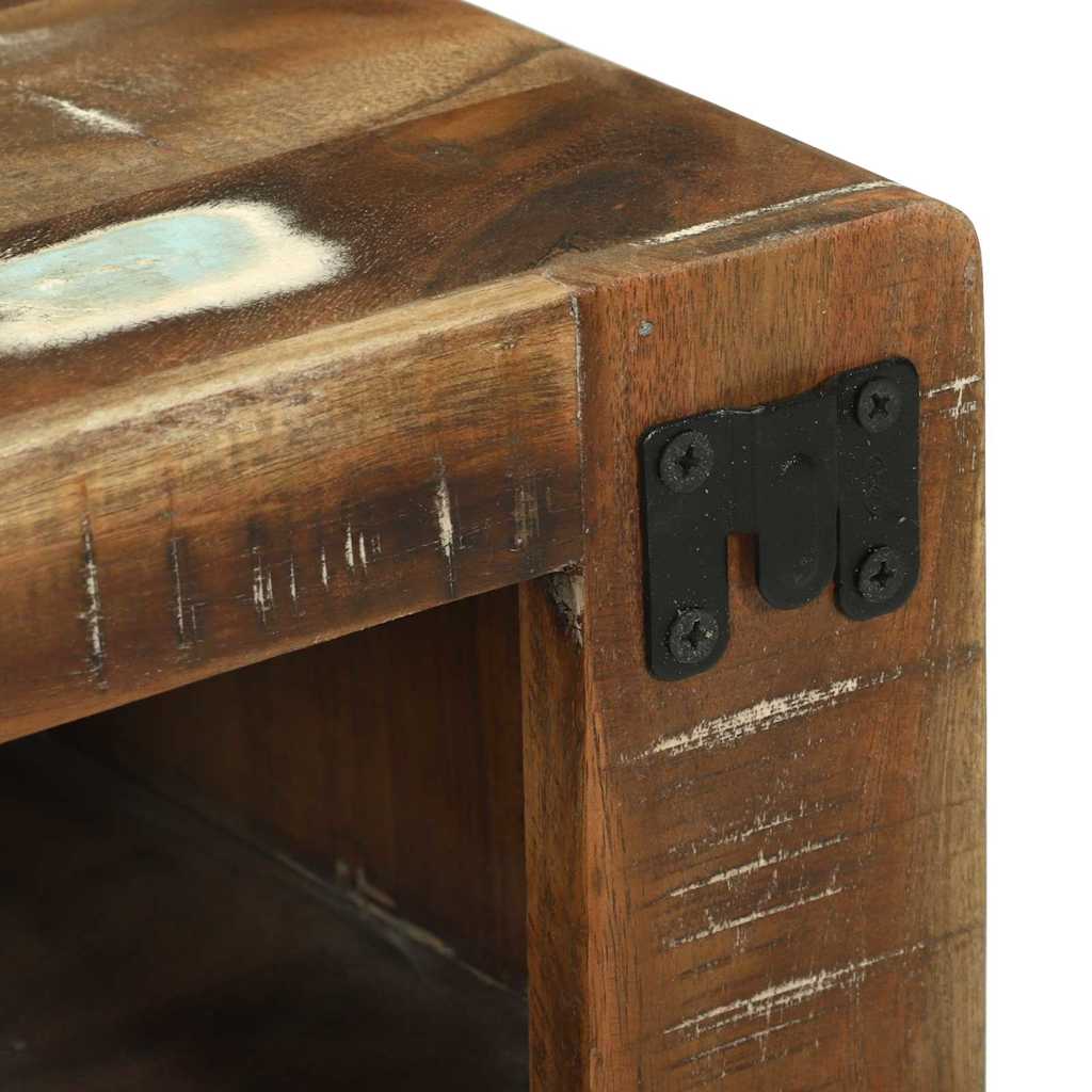 Meuble TV 60 x 32 x 36 cm Bois massif de récupération - XIOS