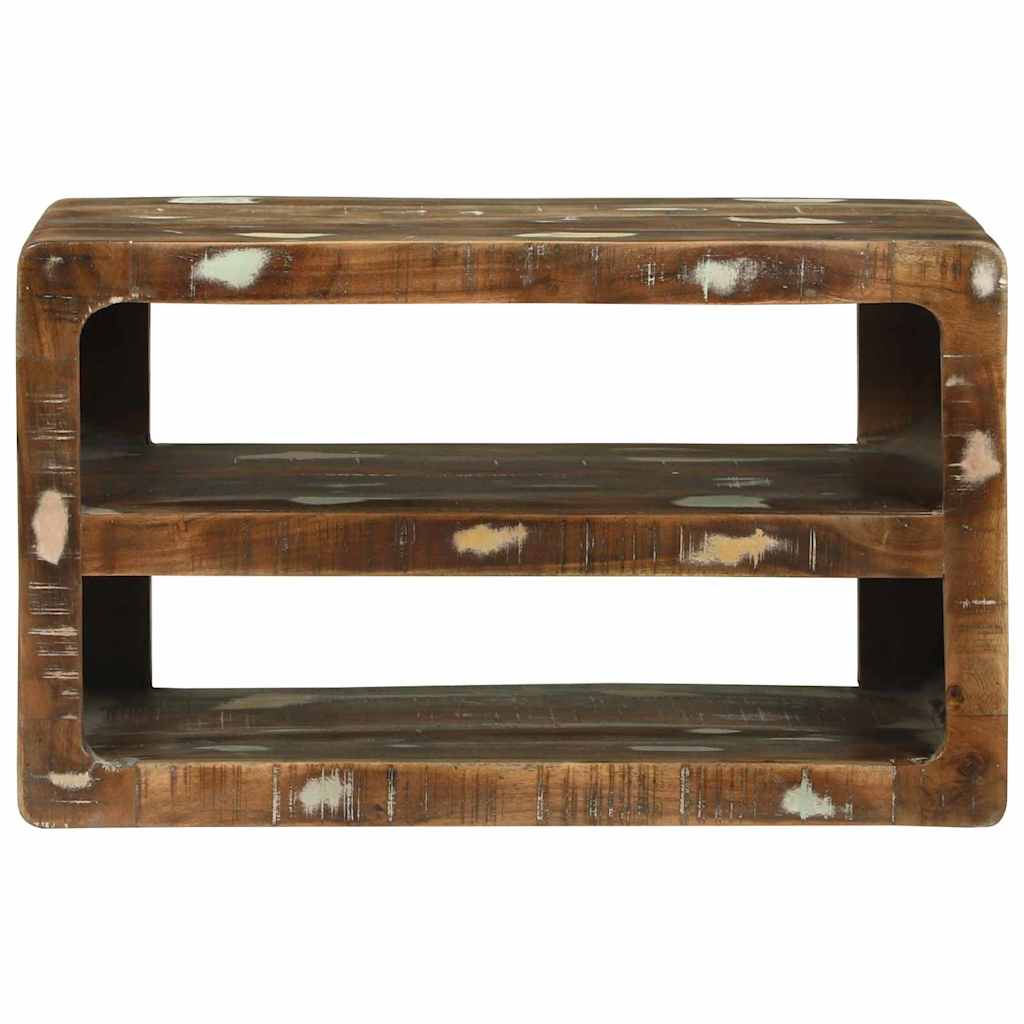 Meuble TV 60 x 32 x 36 cm Bois massif de récupération - XIOS