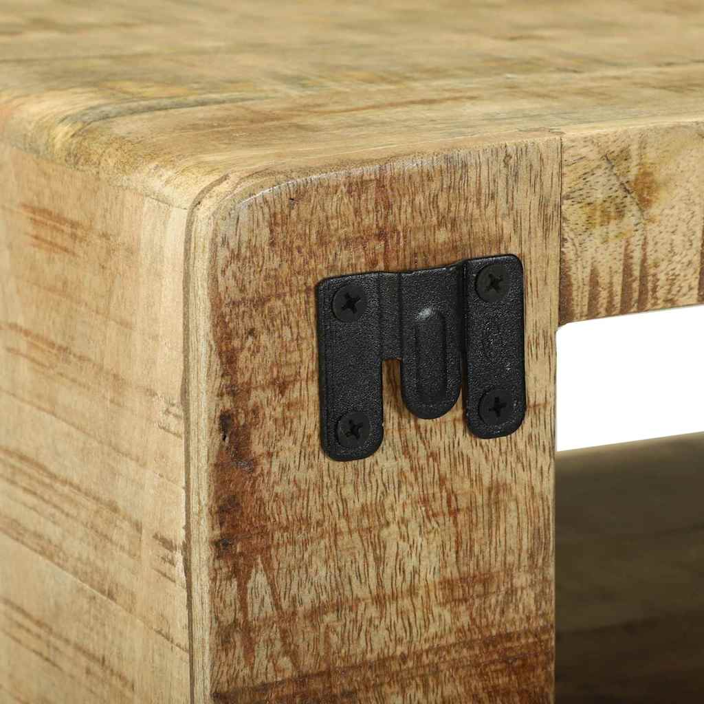 Meuble TV Marron 80 x 32 x 36 cm Bois de manguier massif XIOS