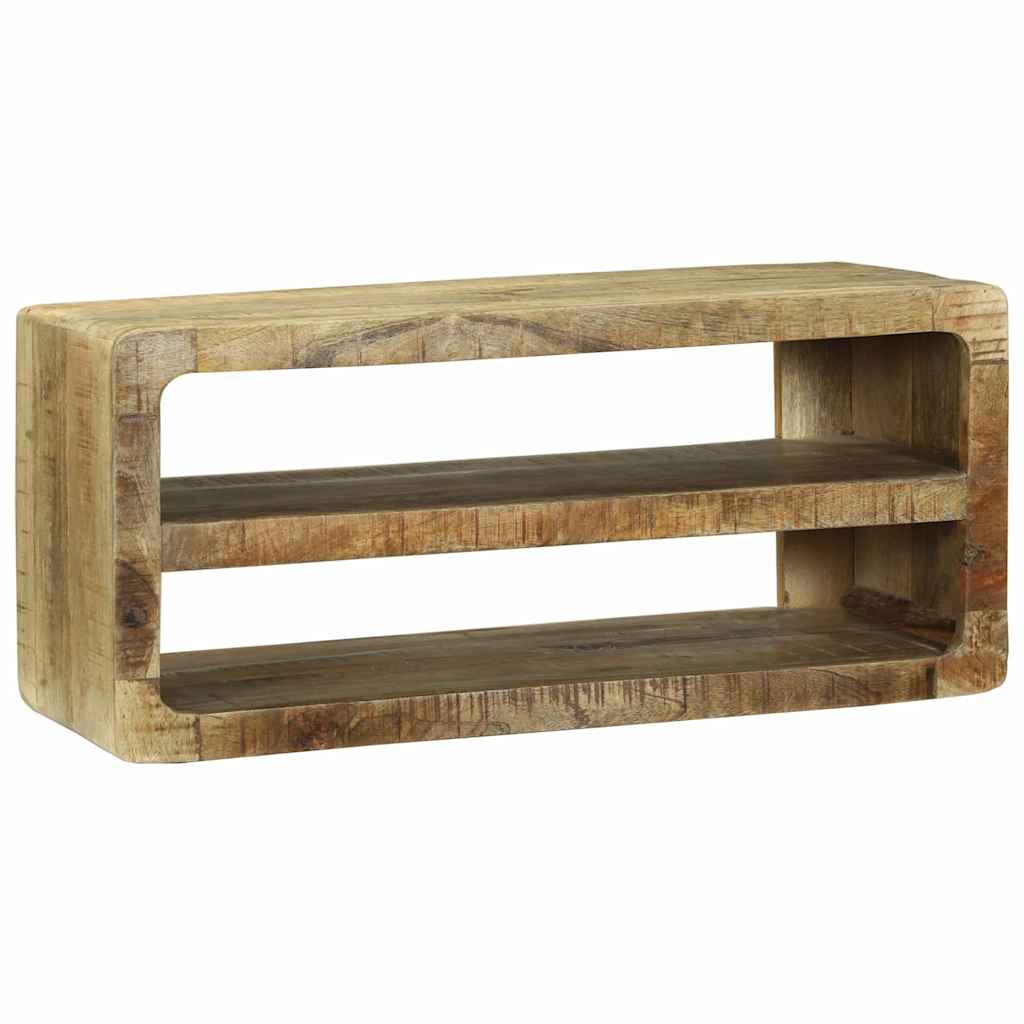 Meuble TV Marron 80 x 32 x 36 cm Bois de manguier massif XIOS