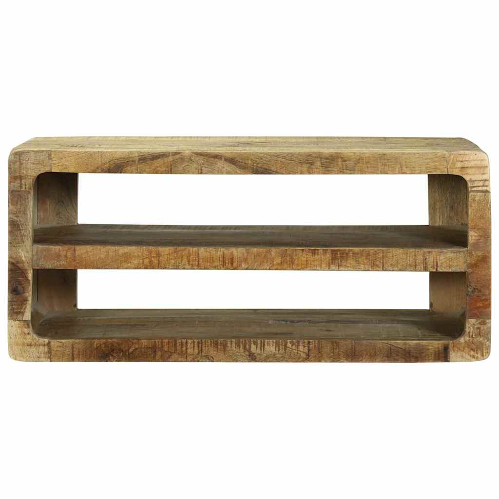 Meuble TV Marron 80 x 32 x 36 cm Bois de manguier massif XIOS