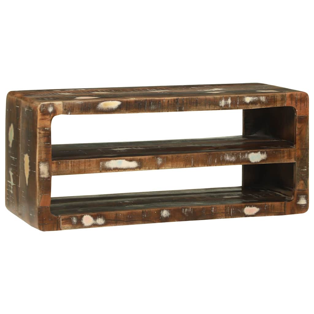 Meuble TV 80 x 32 x 36 cm Bois massif de récupération XIOS
