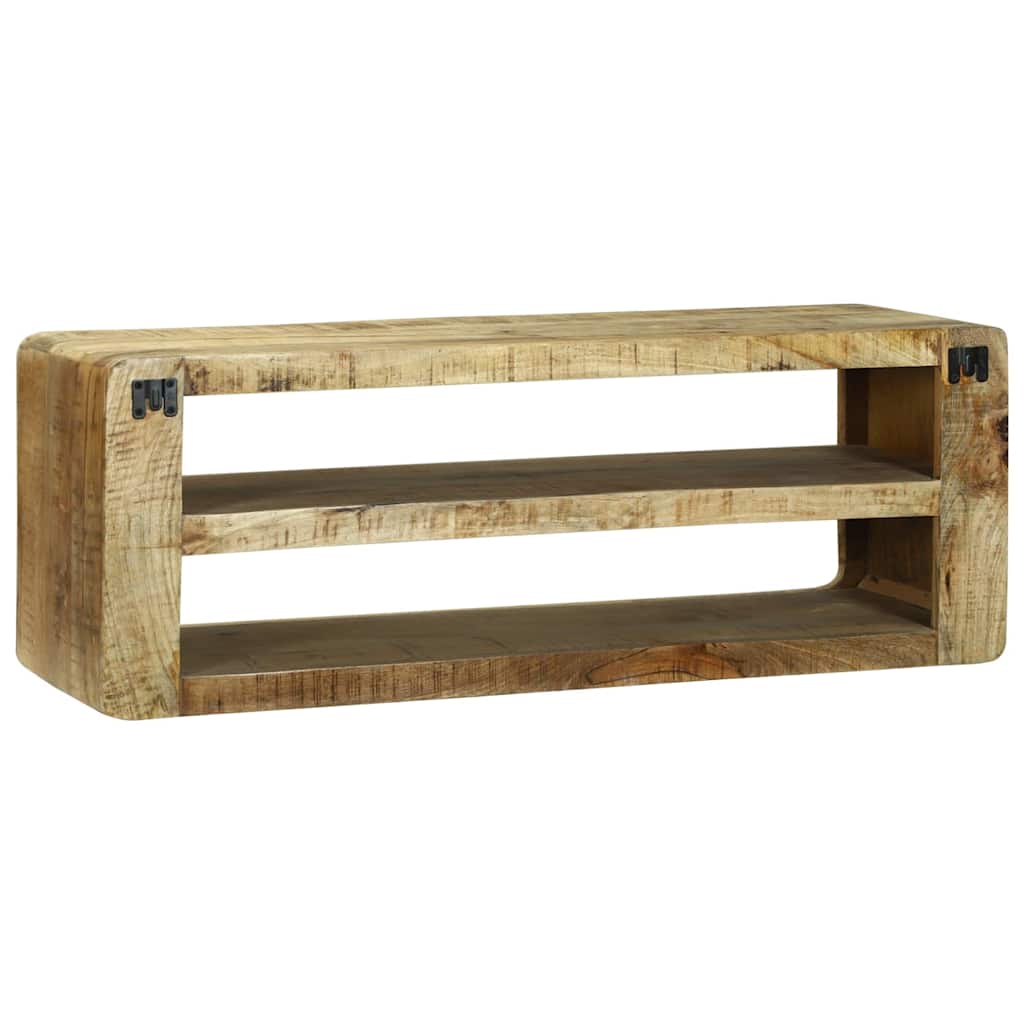 Meuble TV Marron 100 x 32 x 36 cm Bois de manguier massif XIOS